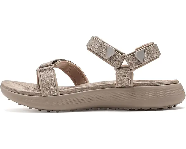 Supply Lab Skechers GO GOLF 600 Spikeless Golf Sandal Women's Taupe