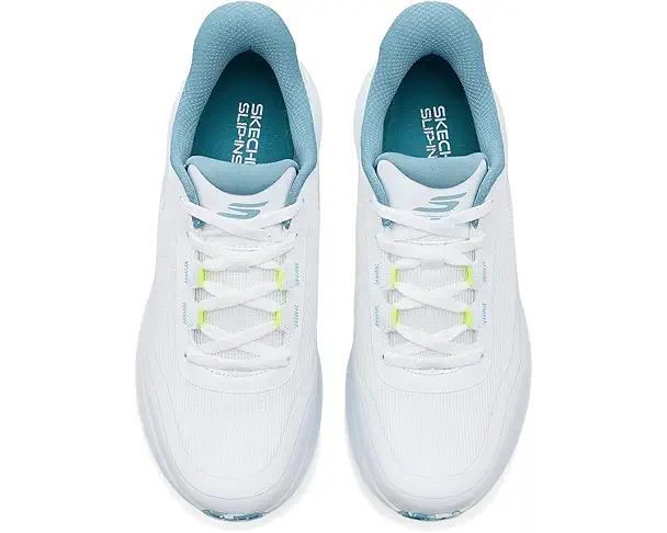 Supply Lab Skechers GO GOLF Flite Spikeless Slip-In Golf Shoe Men's White/Light Blue