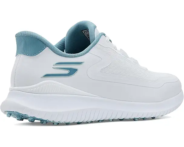 Supply Lab Skechers GO GOLF Flite Spikeless Slip-In Golf Shoe Men's White/Light Blue