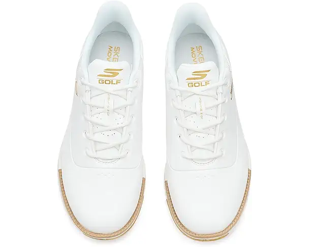 Supply Lab Skechers GO GOLF Jasmine 2 Waterproof Golf Shoes Women's White/Gold Spikeless