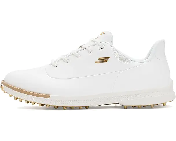 Supply Lab Skechers GO GOLF Jasmine 2 Waterproof Golf Shoes Women's White/Gold Spikeless