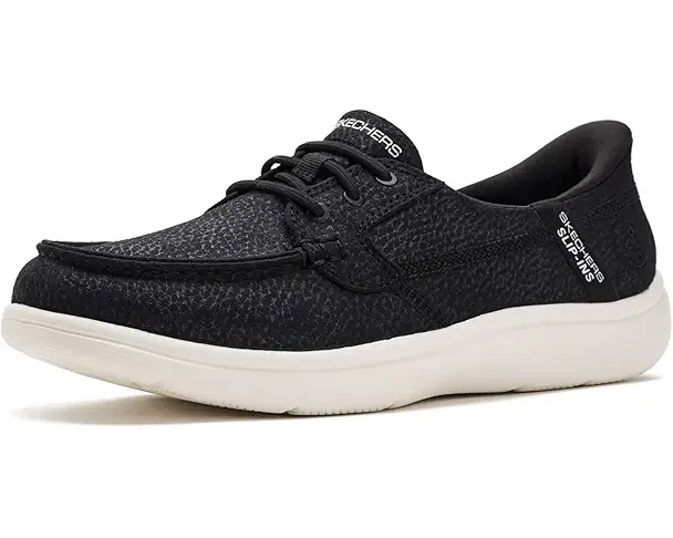 supply lab SKECHERS Hands Free Slip-Ins On-The-Go Flex Radiant - Brooklyn Women's Black/White