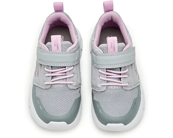 Supply Lab SKECHERS KIDS Glide-Step Flow (Little Kid/Big Kid) Women's Light Grey