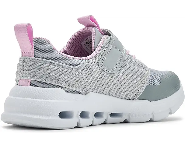 Supply Lab SKECHERS KIDS Glide-Step Flow (Little Kid/Big Kid) Women's Light Grey