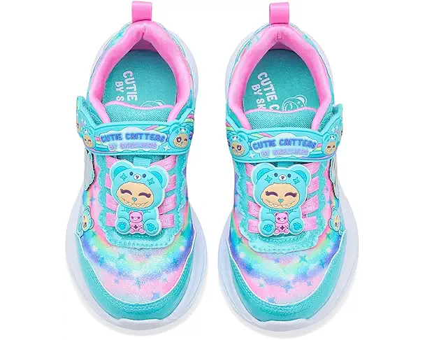 Supply Lab SKECHERS KIDS Jumpsters - Cutie Critters 302363L (Little Kid/Big Kid) Turquoise/Multi