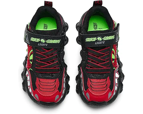 Supply Lab SKECHERS KIDS Skech-O-Saurus Lights 2.0 400121L (Little Kid/Big Kid) Red/Black