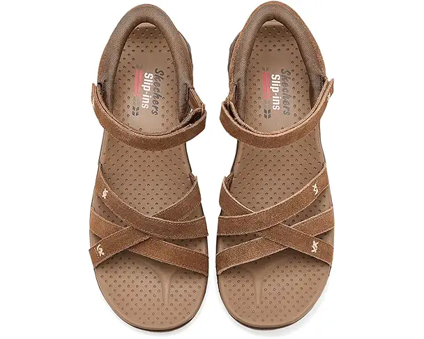 Supply Lab SKECHERS Reggae - Natural Poise Hands Free Slip-Ins Women's Tan