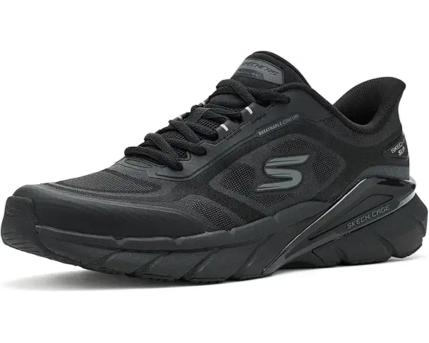 supply lab SKECHERS Skech Cage Hands Free Slip-In Men's Black/Black