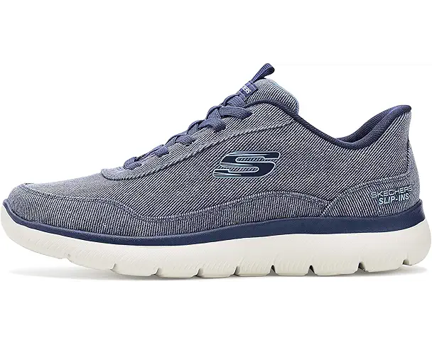 Supply Lab SKECHERS Summits Canvas Hands Free Slip-In Men's Navy