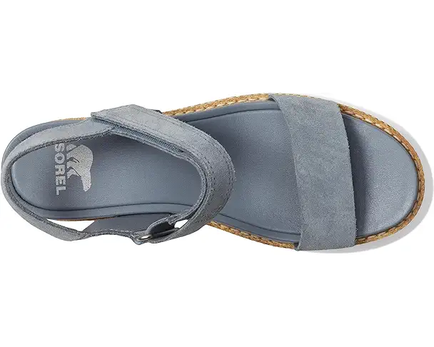 Supply Lab SOREL Joanie Iv Y Strap Wedge Women's Grey Ash/Gum 16