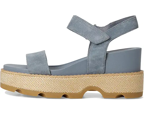 Supply Lab SOREL Joanie Iv Y Strap Wedge Women's Grey Ash/Gum 16