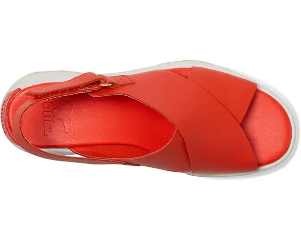 Supply Lab SOREL Kinetic Aura Slingback Women's Crimson Fire/Honey White