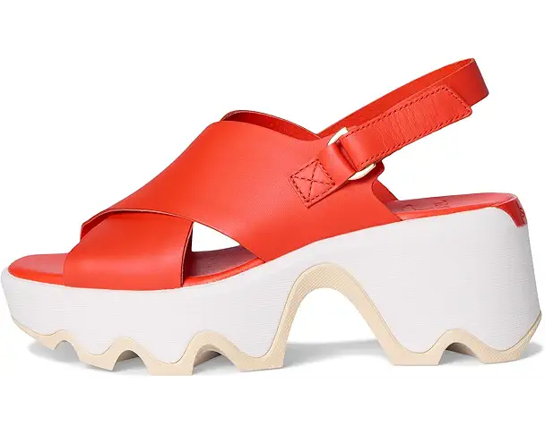 Supply Lab SOREL Kinetic Aura Slingback Women's Crimson Fire/Honey White