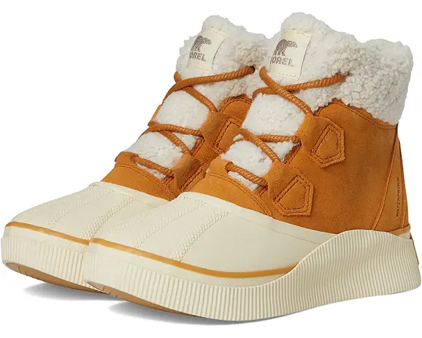 supply lab SOREL Out N About Iv Chillz Waterproof Women's Canyon Gold/Honey White