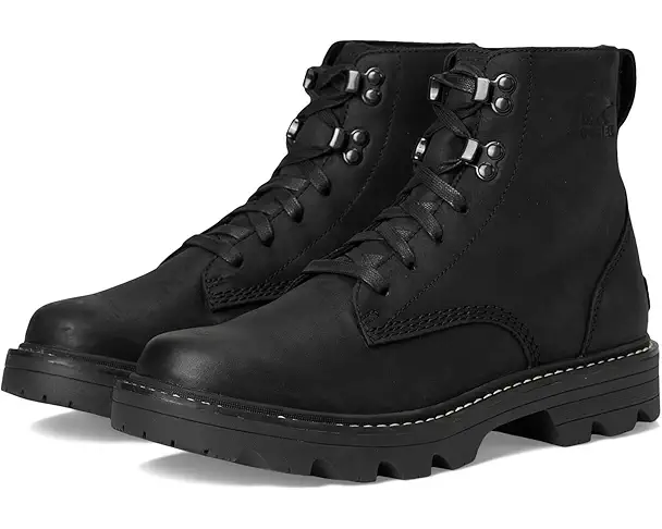 supply lab SOREL Revel Rd Boots Lace Waterproof Women's Black/Black