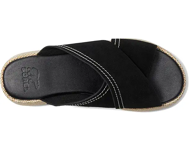 Supply Lab SOREL Sunpeak Platform Slide Women's Black/Gum 2