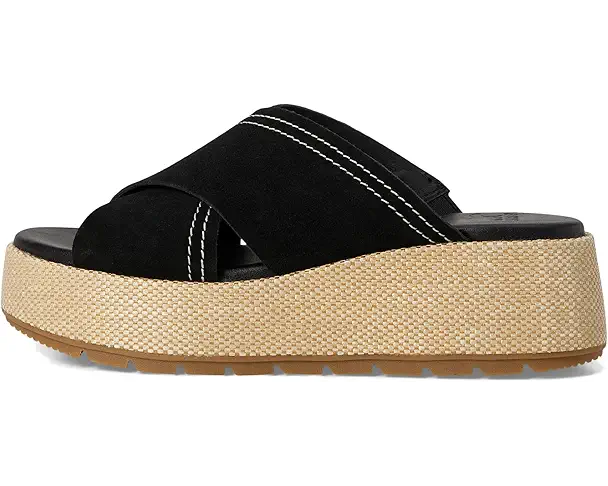 Supply Lab SOREL Sunpeak Platform Slide Women's Black/Gum 2