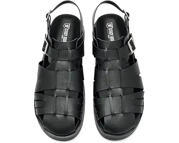 Supply Lab Stacy Adams Largo Slingback Buckle Sandals Men's Black