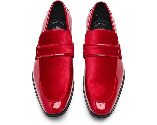 Supply Lab Stacy Adams Spratley Saddle Slip-On Men's Red