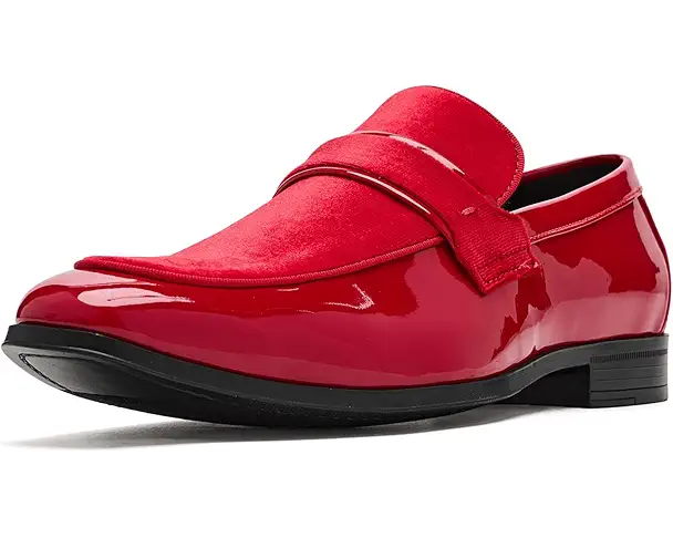 supply lab Stacy Adams Spratley Saddle Slip-On Men's Red