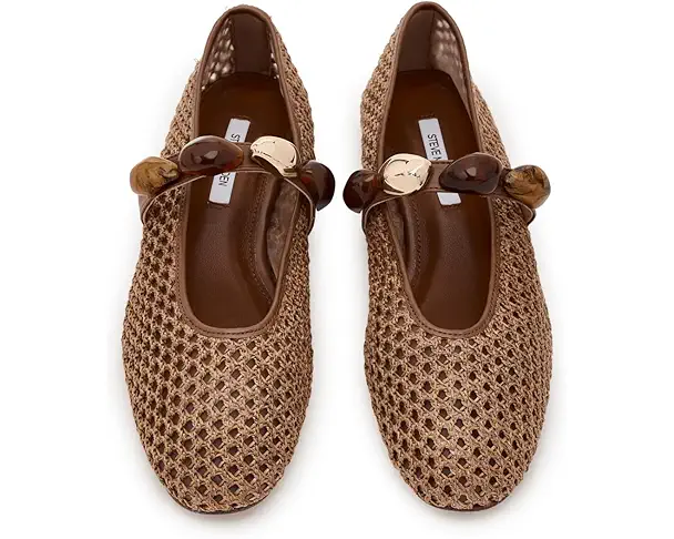 Supply Lab Steve Madden Poppin Women's Brown Raffia