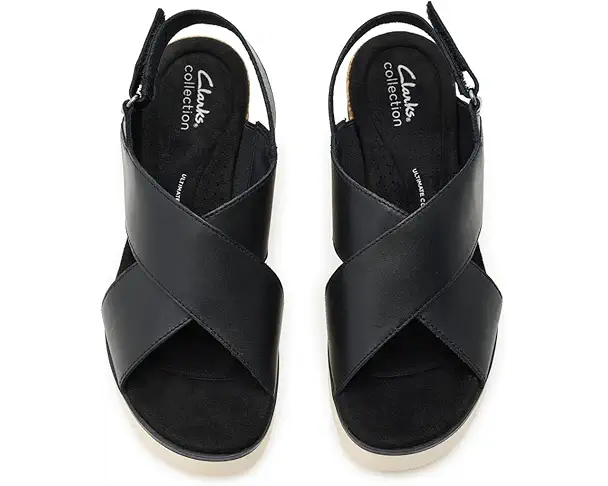 Supply Lab Clarks Diaz Cross Women's Black Leather