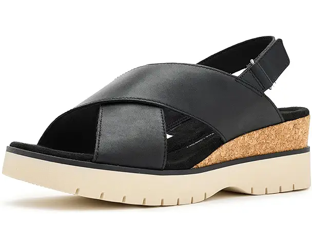 supply lab Clarks Diaz Cross Women's Black Leather