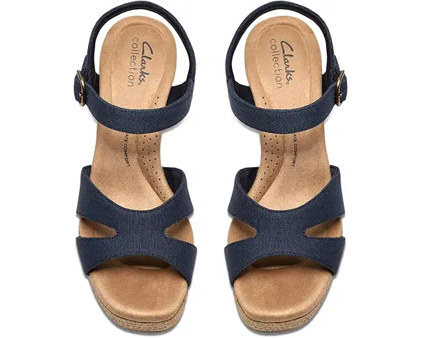 Supply Lab Clarks Nerisa Twist Women's Navy Canvas