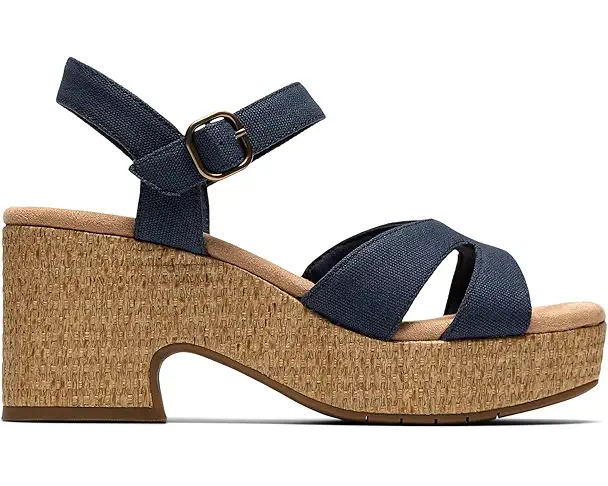 Supply Lab Clarks Nerisa Twist Women's Navy Canvas