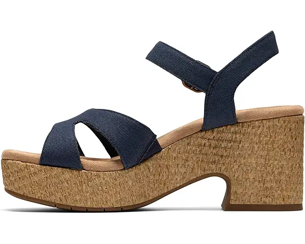 Supply Lab Clarks Nerisa Twist Women's Navy Canvas