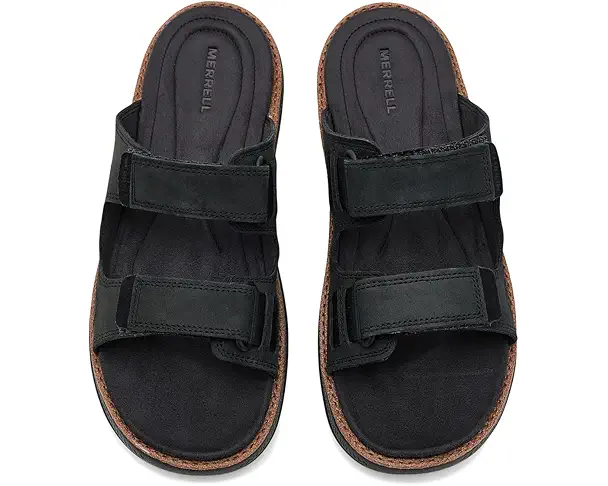 Supply Lab Merrell Cove Leather Slide Men's Black
