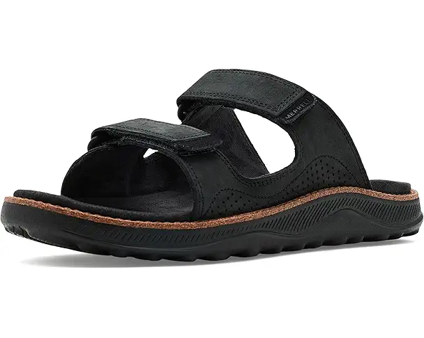 supply lab Merrell Cove Leather Slide Men's Black