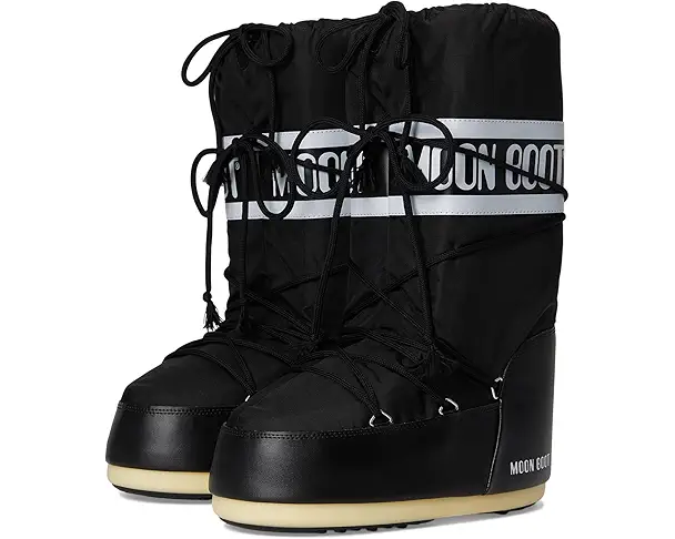 supply lab MOON BOOT Icon Nylon Unisex Black