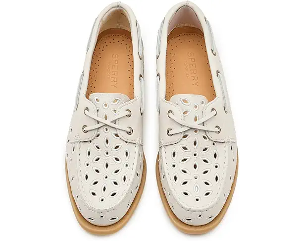 Supply Lab Sperry A/O Embossed Perf Women's Cream