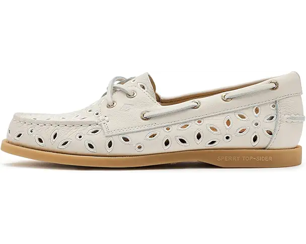 Supply Lab Sperry A/O Embossed Perf Women's Cream