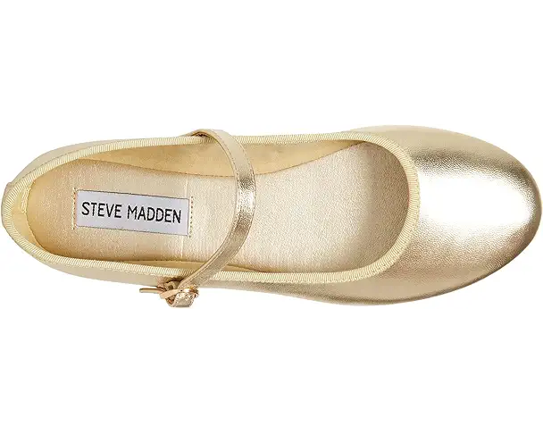 Supply Lab Steve Madden Violette Flat Women's Gold