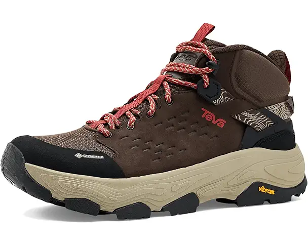supply lab Teva Grandview Max GTX Men's Chocolate Brown