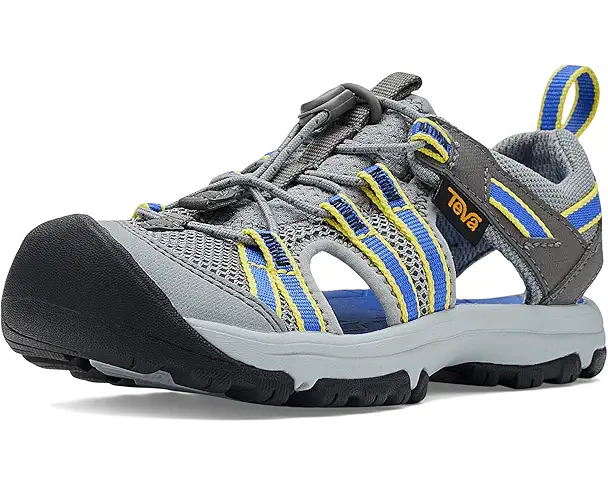 supply lab Teva Kids Manatee (Little Kid/Big Kid) Grey/Dazzling Blue