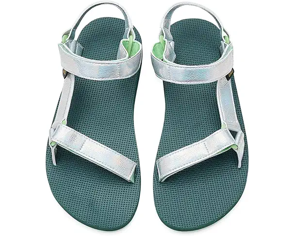 Supply Lab Teva Kids Original Universal Shine (Toddler/Little Kid/Big Kid) Women's Shine Quiet Green