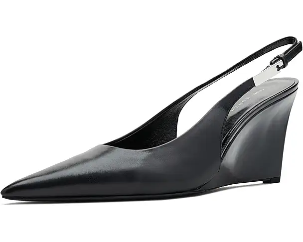 supply lab Tory Burch 75mm Gigi Slingback Wedge Women's Perfect Black