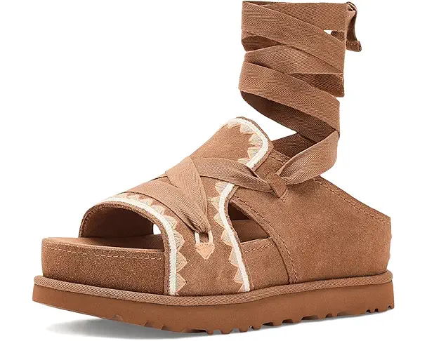 supply lab UGG Goldenstar Hi Artistitch Women's Chestnut Multi