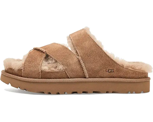 Supply Lab UGG Greenport Cross Strap Slide Women's Chestnut