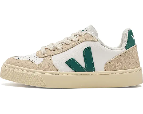 Supply Lab VEJA Kids Small V-10 L Chromefree (Little Kid/Big Kid) Extra White/Brittany/Almond