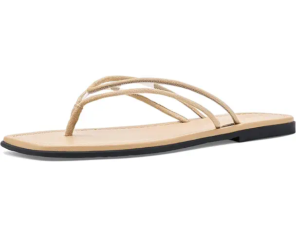 supply lab Veronica Beard Clea Piping Thong Sandals Women's Clear/Sand