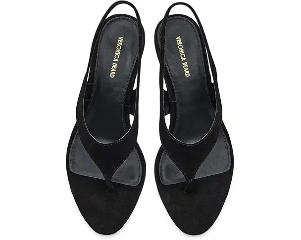 Supply Lab Veronica Beard Talon Thong Sandals Women's Black