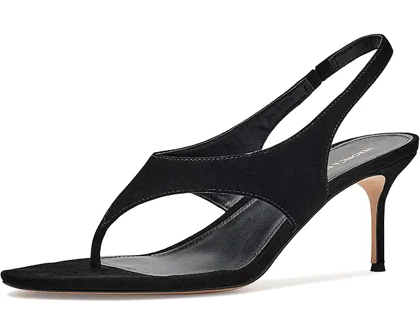 supply lab Veronica Beard Talon Thong Sandals Women's Black