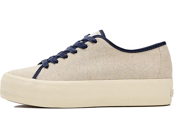 Supply Lab Veronica Beard Truett Lace-up Shoes Women's Sand/Navy