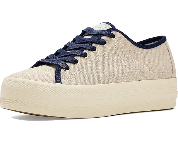 supply lab Veronica Beard Truett Lace-up Shoes Women's Sand/Navy