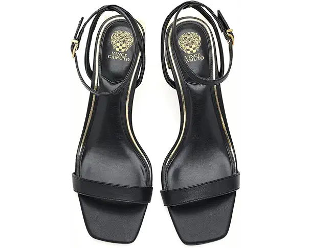Supply Lab Vince Camuto Hamda Ankle Strap High Heel Sandals Women's Black