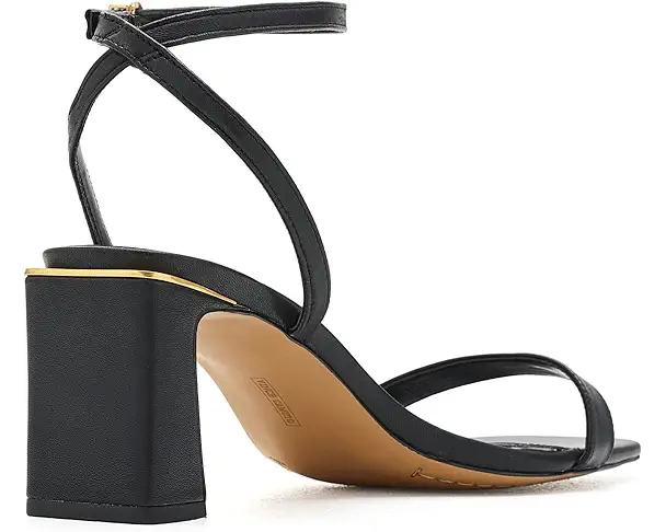 Supply Lab Vince Camuto Hamda Ankle Strap High Heel Sandals Women's Black